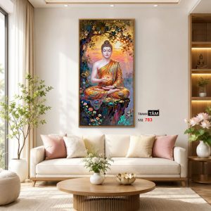 Phật Thích Ca Mâu Ni | Tranh hộp đèn cao cấp | Mã tranh 783 | Tranh TÂM - Ảnh 3