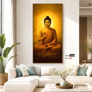 Phật Thích Ca Mâu Ni | Tranh hộp đèn cao cấp | Mã tranh 786 | Tranh TÂM - Ảnh 5