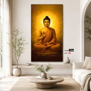 Phật Thích Ca Mâu Ni | Tranh hộp đèn cao cấp | Mã tranh 786 | Tranh TÂM - Ảnh 4