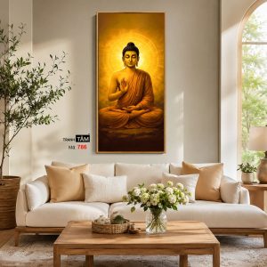 Alternative view of Phật Thích Ca Mâu Ni | Tranh hộp đèn cao cấp | Mã tranh 786 | Tranh TÂM