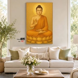 Phật Thích Ca Mâu Ni | Tranh hộp đèn cao cấp | Mã tranh 787 | Tranh TÂM - Ảnh 4