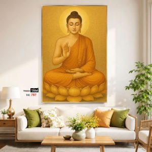 Alternative view of Phật Thích Ca Mâu Ni | Tranh hộp đèn cao cấp | Mã tranh 787 | Tranh TÂM
