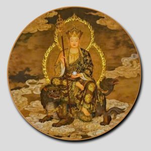 Địa Tạng Vương Bồ Tát | Tranh hộp đèn cao cấp | Mã tranh 79 | Tranh TÂM