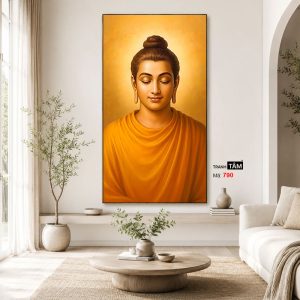 Phật Thích Ca Mâu Ni | Tranh hộp đèn cao cấp | Mã tranh 790 | Tranh TÂM - Ảnh 4