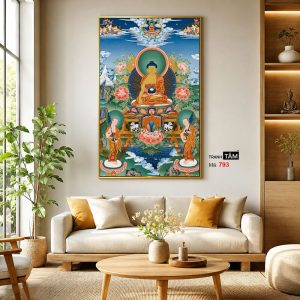 Phật Thích Ca Mâu Ni | Tranh hộp đèn cao cấp | Mã tranh 793 | Tranh TÂM - Ảnh 3