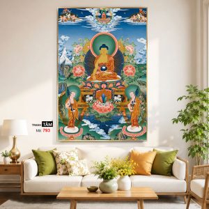 Alternative view of Phật Thích Ca Mâu Ni | Tranh hộp đèn cao cấp | Mã tranh 793 | Tranh TÂM