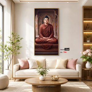 Phật Thích Ca Mâu Ni | Tranh hộp đèn cao cấp | Mã tranh 794 | Tranh TÂM - Ảnh 3