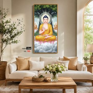 Alternative view of Phật Thích Ca Mâu Ni | Tranh hộp đèn cao cấp | Mã tranh 795 | Tranh TÂM