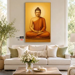Phật Thích Ca Mâu Ni | Tranh hộp đèn cao cấp | Mã tranh 796 | Tranh TÂM - Ảnh 4