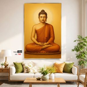 Alternative view of Phật Thích Ca Mâu Ni | Tranh hộp đèn cao cấp | Mã tranh 796 | Tranh TÂM