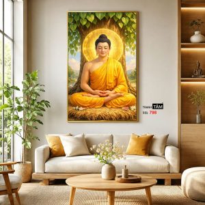 Phật Thích Ca Mâu Ni | Tranh hộp đèn cao cấp | Mã tranh 798 | Tranh TÂM - Ảnh 3