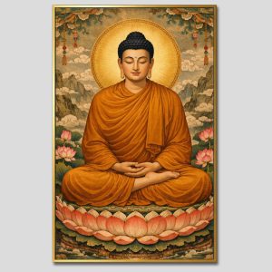 Phật Thích Ca Mâu Ni | Tranh hộp đèn cao cấp | Mã tranh 800 | Tranh TÂM