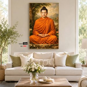 Phật Thích Ca Mâu Ni | Tranh hộp đèn cao cấp | Mã tranh 802 | Tranh TÂM - Ảnh 4