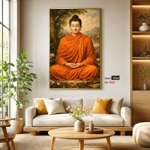 Phật Thích Ca Mâu Ni | Tranh hộp đèn cao cấp | Mã tranh 802 | Tranh TÂM - Ảnh 3