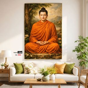 Alternative view of Phật Thích Ca Mâu Ni | Tranh hộp đèn cao cấp | Mã tranh 802 | Tranh TÂM