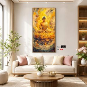 Phật Thích Ca Mâu Ni | Tranh hộp đèn cao cấp | Mã tranh 804 | Tranh TÂM - Ảnh 3