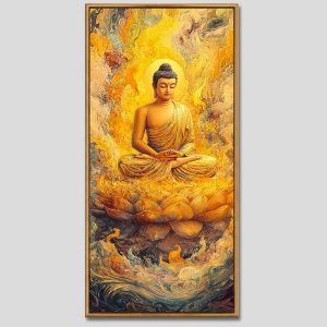 Phật Thích Ca Mâu Ni | Tranh hộp đèn cao cấp | Mã tranh 804 | Tranh TÂM