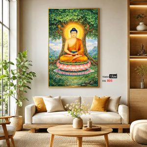 Phật Thích Ca Mâu Ni | Tranh hộp đèn cao cấp | Mã tranh 805 | Tranh TÂM - Ảnh 3