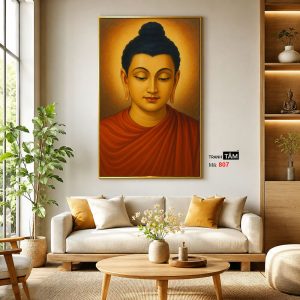 Phật Thích Ca Mâu Ni | Tranh hộp đèn cao cấp | Mã tranh 807 | Tranh TÂM - Ảnh 3