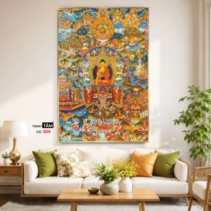 Alternative view of Phật Thích Ca Mâu Ni | Tranh hộp đèn cao cấp | Mã tranh 809 | Tranh TÂM