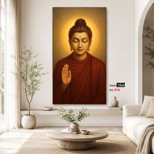 Phật Thích Ca Mâu Ni | Tranh hộp đèn cao cấp | Mã tranh 810 | Tranh TÂM - Ảnh 4