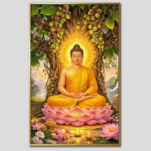 Phật Thích Ca Mâu Ni | Tranh hộp đèn cao cấp | Mã tranh 814 | Tranh TÂM