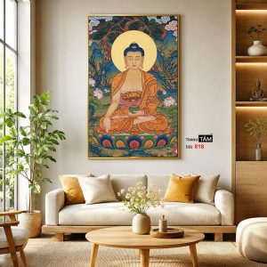 Phật Thích Ca Mâu Ni | Tranh hộp đèn cao cấp | Mã tranh 818 | Tranh TÂM - Ảnh 3