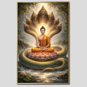 Phật Thích Ca Mâu Ni | Tranh hộp đèn cao cấp | Mã tranh 823 | Tranh TÂM