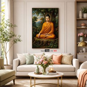 Phật Thích Ca Mâu Ni | Tranh hộp đèn cao cấp | Mã tranh 825 | Tranh TÂM - Ảnh 5
