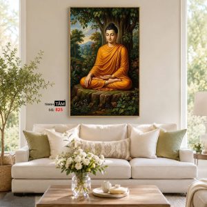 Phật Thích Ca Mâu Ni | Tranh hộp đèn cao cấp | Mã tranh 825 | Tranh TÂM - Ảnh 4