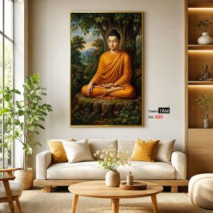 Phật Thích Ca Mâu Ni | Tranh hộp đèn cao cấp | Mã tranh 825 | Tranh TÂM - Ảnh 3