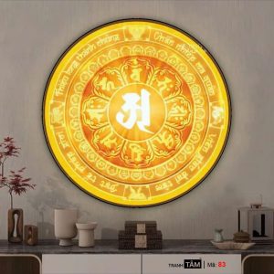 Alternative view of Tranh Mandala (Mạn-đà-la) | Tranh hộp đèn cao cấp | Mã tranh 83 | [tranhtam.com]