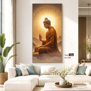 Phật Thích Ca Mâu Ni | Tranh hộp đèn cao cấp | Mã tranh 830 | Tranh TÂM - Ảnh 5