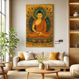 Phật Thích Ca Mâu Ni | Tranh hộp đèn cao cấp | Mã tranh 831 | Tranh TÂM - Ảnh 3