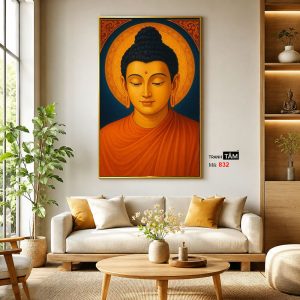 Phật Thích Ca Mâu Ni | Tranh hộp đèn cao cấp | Mã tranh 832 | Tranh TÂM - Ảnh 3