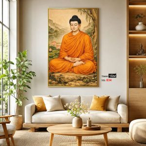 Phật Thích Ca Mâu Ni | Tranh hộp đèn cao cấp | Mã tranh 834 | Tranh TÂM - Ảnh 3