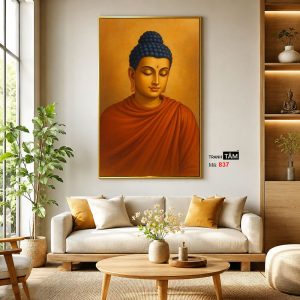 Phật Thích Ca Mâu Ni | Tranh hộp đèn cao cấp | Mã tranh 837 | Tranh TÂM - Ảnh 3