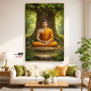 Alternative view of Phật Thích Ca Mâu Ni | Tranh hộp đèn cao cấp | Mã tranh 839 | Tranh TÂM