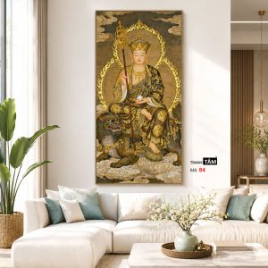 Địa Tạng Vương Bồ Tát | Tranh hộp đèn cao cấp | Mã tranh 84 | Tranh TÂM - Ảnh 5