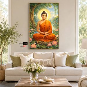 Phật Thích Ca Mâu Ni | Tranh hộp đèn cao cấp | Mã tranh 841 | Tranh TÂM - Ảnh 4