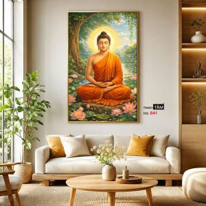 Phật Thích Ca Mâu Ni | Tranh hộp đèn cao cấp | Mã tranh 841 | Tranh TÂM - Ảnh 3