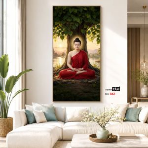 Phật Thích Ca Mâu Ni | Tranh hộp đèn cao cấp | Mã tranh 842 | Tranh TÂM - Ảnh 5