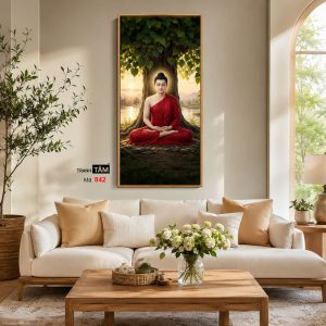 Alternative view of Phật Thích Ca Mâu Ni | Tranh hộp đèn cao cấp | Mã tranh 842 | Tranh TÂM