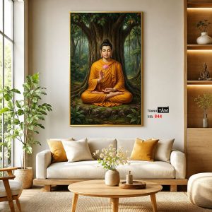 Phật Thích Ca Mâu Ni | Tranh hộp đèn cao cấp | Mã tranh 844 | Tranh TÂM - Ảnh 3