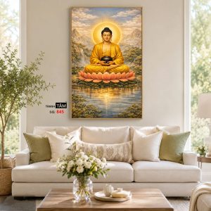 Phật Thích Ca Mâu Ni | Tranh hộp đèn cao cấp | Mã tranh 845 | Tranh TÂM - Ảnh 4