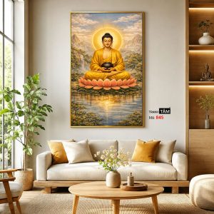 Phật Thích Ca Mâu Ni | Tranh hộp đèn cao cấp | Mã tranh 845 | Tranh TÂM - Ảnh 3