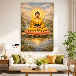 Alternative view of Phật Thích Ca Mâu Ni | Tranh hộp đèn cao cấp | Mã tranh 845 | Tranh TÂM