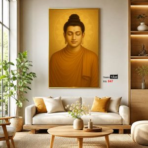 Phật Thích Ca Mâu Ni | Tranh hộp đèn cao cấp | Mã tranh 847 | Tranh TÂM - Ảnh 3