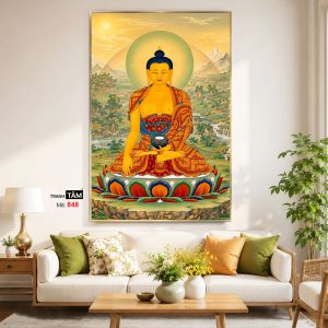 Phật Thích Ca Mâu Ni | Tranh hộp đèn cao cấp | Mã tranh 848 | Tranh TÂM - Ảnh 3
