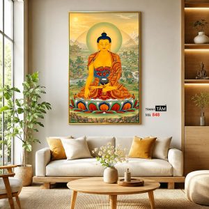 Alternative view of Phật Thích Ca Mâu Ni | Tranh hộp đèn cao cấp | Mã tranh 848 | Tranh TÂM